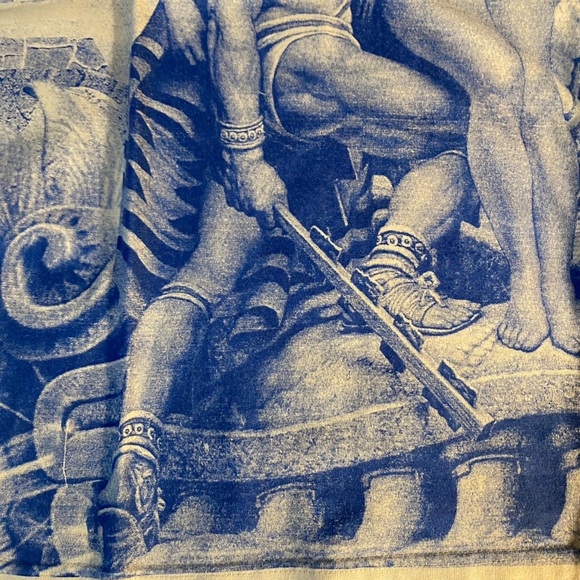 Vintage 00’s Mexican Aztec Warrior T Shirt - Picture 4 of 7